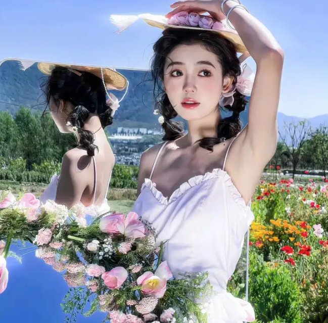 在江边